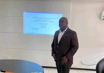 Deputy Minister of Youth Development J.  Bryant Byrant McGill had an acquaintance meeting with Heads of Programs and Projects of the Youth Development