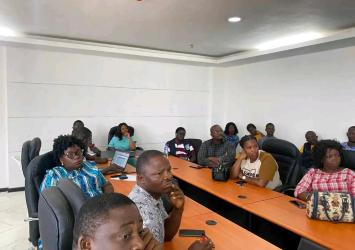 Deputy Minister of Youth Development J.  Bryant Byrant McGill had an acquaintance meeting with Heads of Programs and Projects of the Youth Development