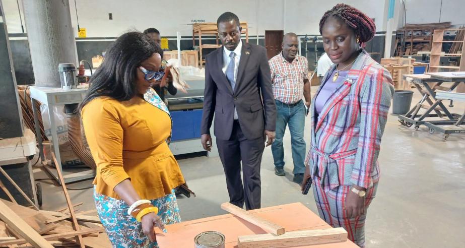 Liberia’s Trade and Investment Envoy to Canada Visits MVTC to Boost Technical Training Cooperation
