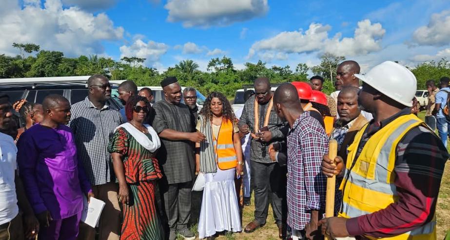 Minister Bangalu Attends Doe Funeral, Represents President Boakai at Groundbreaking Ceremony in Zwedru