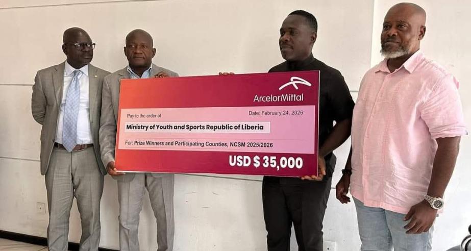 Arcelor Mittal Donates US$35,000 to Support 15 Counties