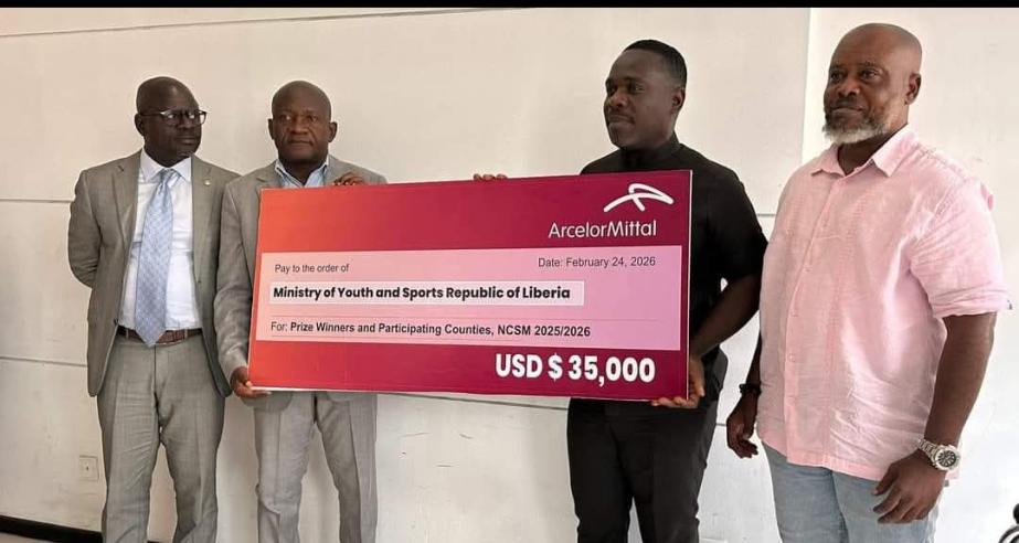 Arcelor Mittal Donates US$35,000 to Support 15 Counties