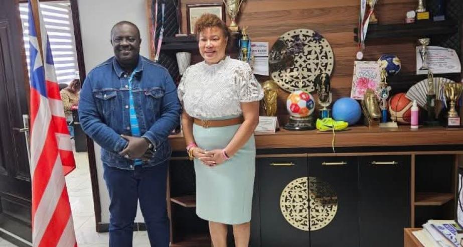 Peace Corps Country Director Pays a Courtesy Visit on Youth and Sports Minister