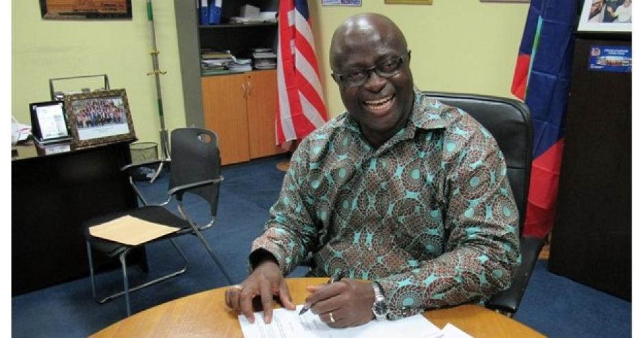 Youth and Sports Minister D. Zeogar Wilson 