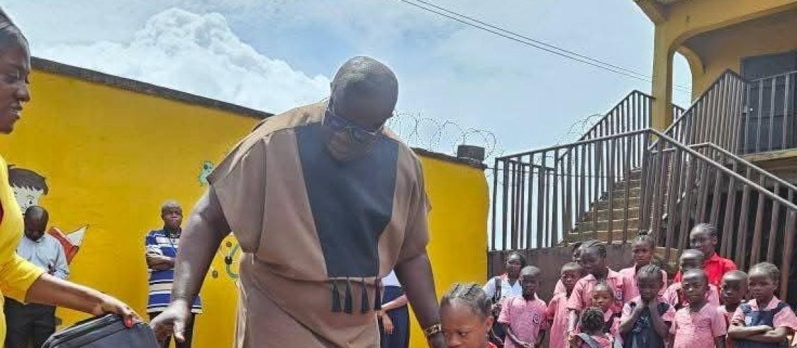 PRESIDENT JNB's BACK TO SCHOOL INITIATIVE REACHES ELWA COMMUNITY, DISTRICT 6