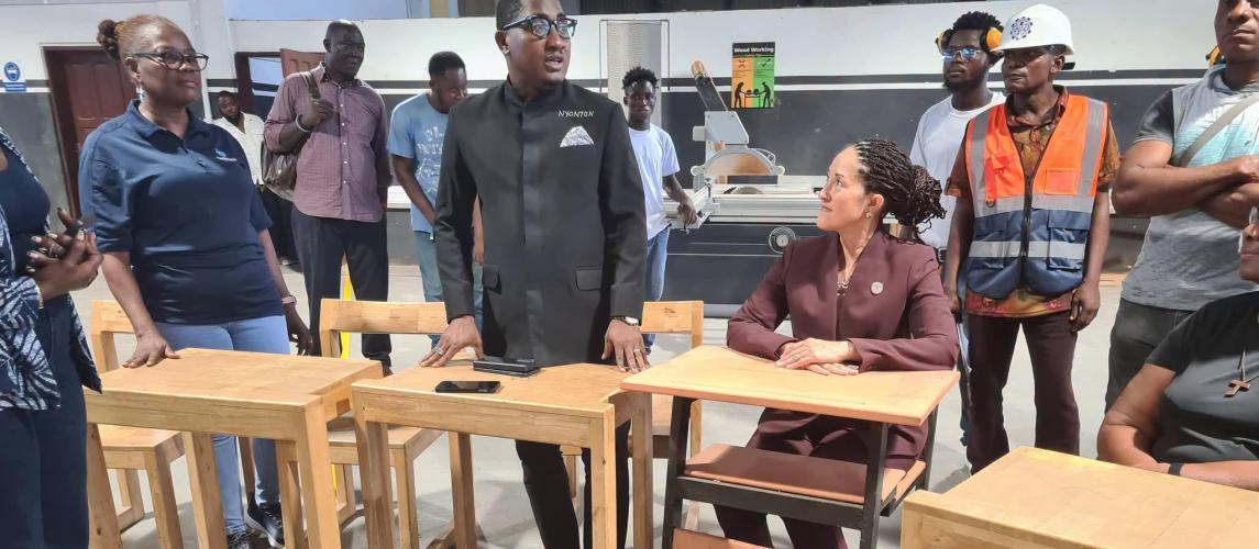 University of Liberia President Visits Monrovia Vocational Training Center, Explores Strategic Partnership