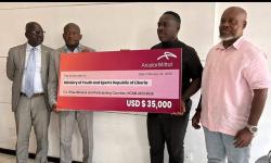 Arcelor Mittal Donates US$35,000 to Support 15 Counties