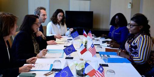 Liberia and France Strengthen Youth and Sports Cooperation as Minister Kruah Meets French Minister Marina Ferrari