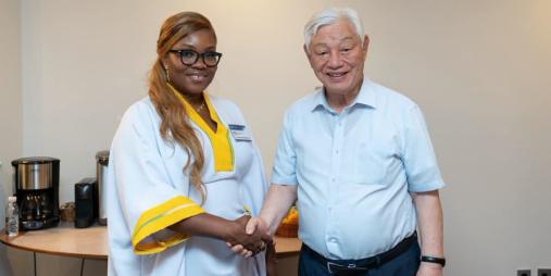 Minister Kruah Meets IYF Leadership in South Korea, Advances Talks on Youth Center, Agricultural and TVET Partnerships