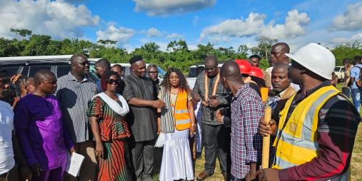 Minister Bangalu Attends Doe Funeral, Represents President Boakai at Groundbreaking Ceremony in Zwedru
