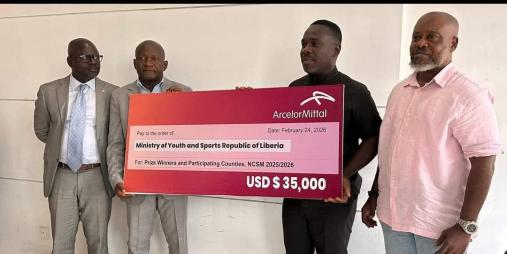 Arcelor Mittal Donates US$35,000 to Support 15 Counties