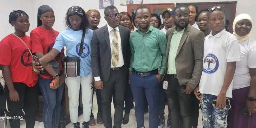 ONE POWER UNITED VOCATIONAL SCHOOL LIBERIA CONGRATULATES THE YOUTH &SPORTS DEPUTY MINISTER FOR TVET