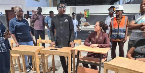 University of Liberia President Visits Monrovia Vocational Training Center, Explores Strategic Partnership